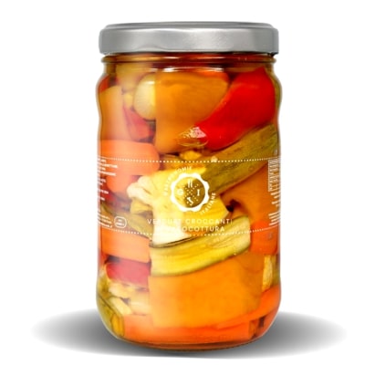 Giardiniera light cotta in vasocottura con vasetto Weck